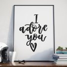 I ADORE YOU - Plakat w ramie I ADORE YOU - Plakat w ramie