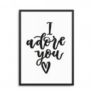 I ADORE YOU - Plakat w ramie I ADORE YOU - Plakat w ramie