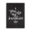YOU ARE MY SUNSHINE - Plakat w ramie
