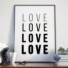 LOVE LEVELS - Plakat w ramie LOVE LEVELS - Plakat w ramie