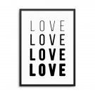LOVE LEVELS - Plakat w ramie LOVE LEVELS - Plakat w ramie