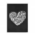 KEEP LOVE IN YOUR HEART - Plakat w ramie KEEP LOVE IN YOUR HEART - Plakat w ramie