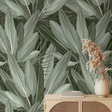 tapeta leafy wall