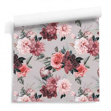 tapeta kwiaty realistic flowers