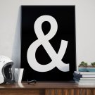 SYMBOL "&" (AND) - Plakat typograficzny SYMBOL "&" (AND) - Plakat typograficzny