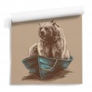 tapeta ścienna sailing bear