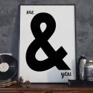 ME & YOU - Plakat designerski ME & YOU - Plakat designerski