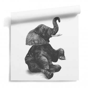 huge elephant tapeta ścienna