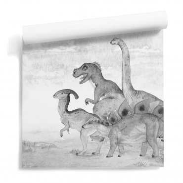 tapeta na ścianę soft dinos