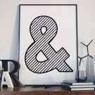 SYMBOL "&" (AND) - Plakat designerski SYMBOL "&" (AND) - Plakat designerski