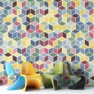COLOR CUBES - Tapeta ścienna COLOR CUBES - Tapeta ścienna