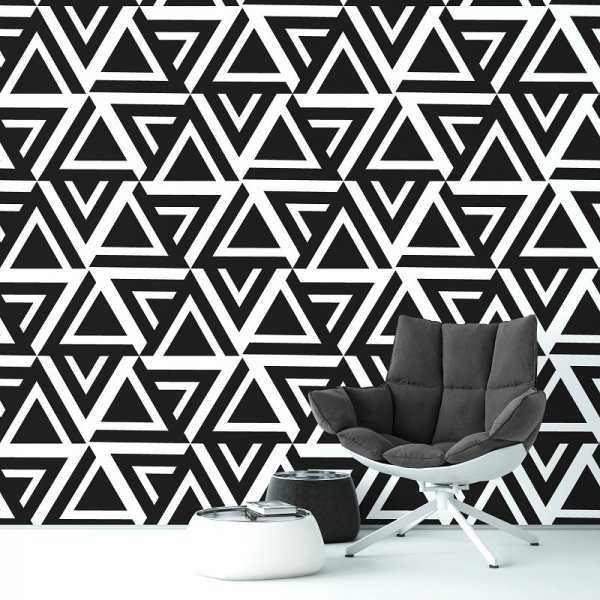DECORATIVE TRIANGLE - Tapeta ścienna DECORATIVE TRIANGLE - Tapeta ścienna