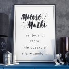 Miłość matki - Plakat dla Mamy Miłość matki - Plakat dla Mamy