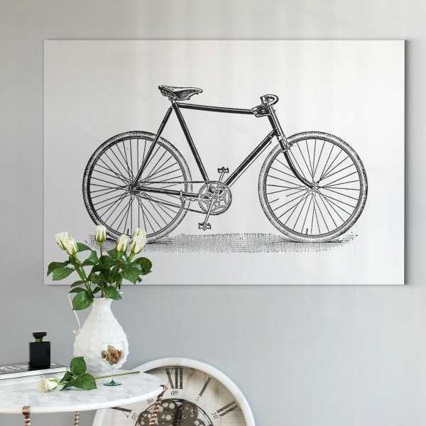 obraz retro bicycle