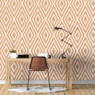 ORANGE GEOMETRY - Tapeta na ścianę ORANGE GEOMETRY - Tapeta na ścianę