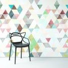 PASTEL TRIANGLE - Tapeta na ścianę PASTEL TRIANGLE - Tapeta na ścianę
