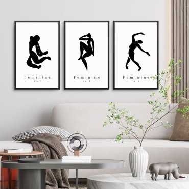feminine design plakaty w ramach