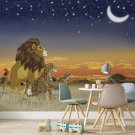 safari kings by night tapeta dziecięca