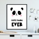 CUTE PANDA EVER - Plakat dla dzieci CUTE PANDA EVER - Plakat dla dzieci