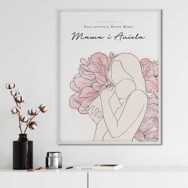 plakat na pierwszy dzień matki