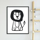 MR. LION - Plakat dla dzieci MR. LION - Plakat dla dzieci