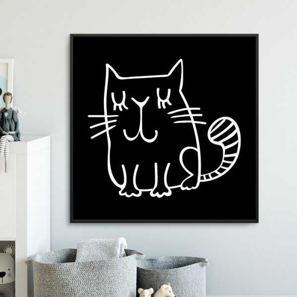 CUTE CAT - Plakat dla dzieci CUTE CAT - Plakat dla dzieci