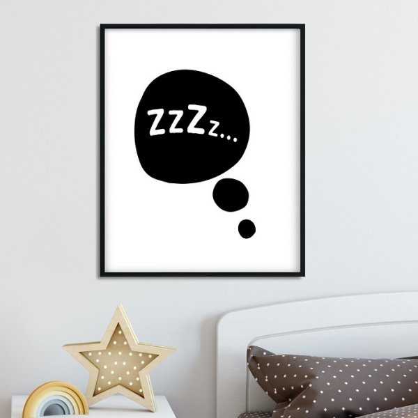 Zzzz... - Plakat dla dzieci Zzzz... - Plakat dla dzieci