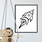 Rocket - Plakat dla dzieci Rocket - Plakat dla dzieci