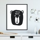 Scandi bear - Plakat dla dzieci Scandi bear - Plakat dla dzieci