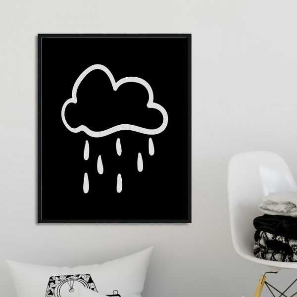 Scandi Cloud - Plakat dla dzieci Scandi Cloud - Plakat dla dzieci