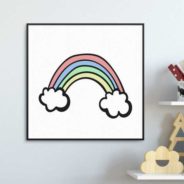 LITTLE RAINBOW - Plakat dla dzieci LITTLE RAINBOW - Plakat dla dzieci