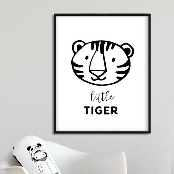 LITTLE TIGER - Plakat dla dzieci LITTLE TIGER - Plakat dla dzieci