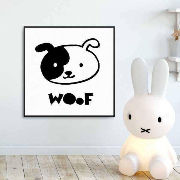 WOOF - Plakat dla dzieci WOOF - Plakat dla dzieci