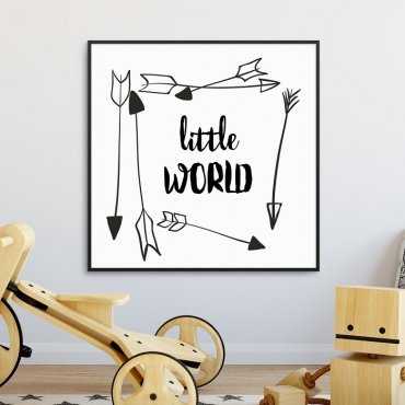 LITTLE WORLD - Plakat dla dzieci