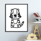 SCANDI TIGER - Plakat dla dzieci SCANDI TIGER - Plakat dla dzieci