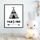WILD & FREE - Plakat dla dzieci WILD & FREE - Plakat dla dzieci