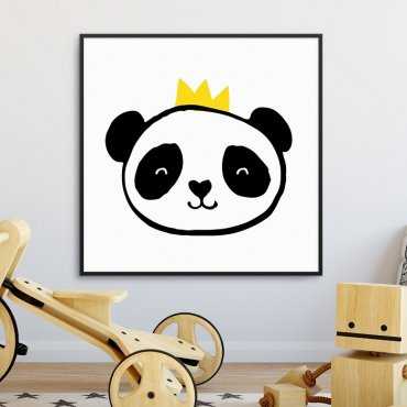 PANDA KING - Plakat dla dzieci