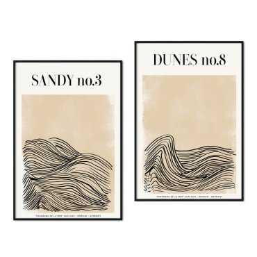 plakaty dwa sandy dunes