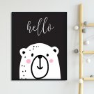 HELLO BEAR - Plakat dla dzieci