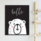 HELLO BEAR - Plakat dla dzieci HELLO BEAR - Plakat dla dzieci
