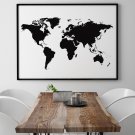 MAPA ŚWIATA - Plakat designerski MAPA ŚWIATA - Plakat designerski