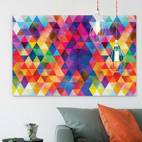 Designerski obraz na płótnie - Abstract Triangle-Design Designerski obraz na płótnie - Abstract Triangle-Design