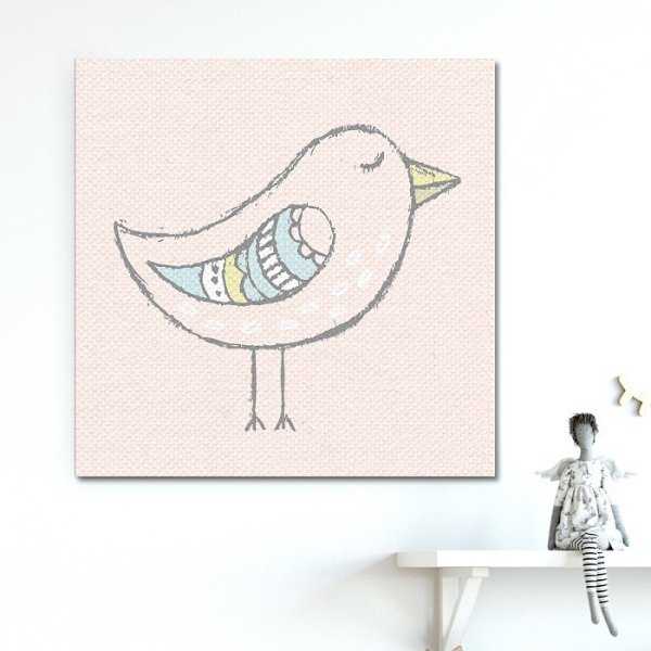 Modny obraz dziecięcy - CUTE BIRD Modny obraz dziecięcy - CUTE BIRD