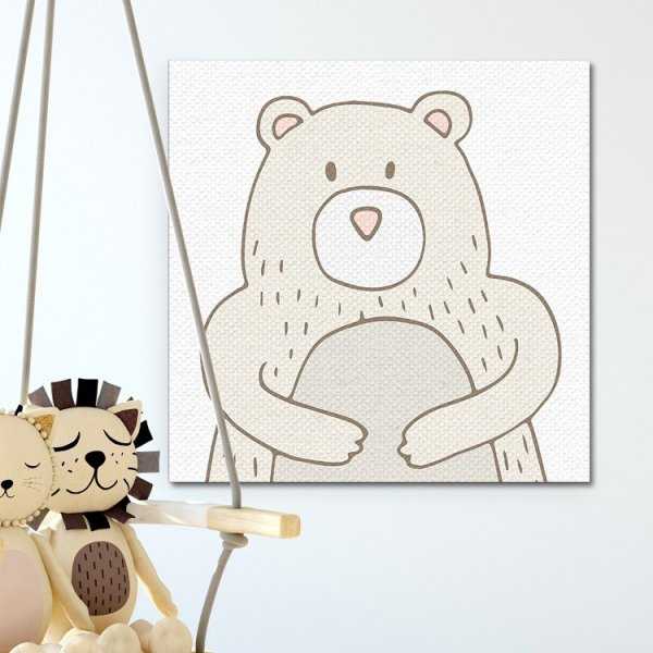 Modny obraz dziecięcy - Best Friend Bear