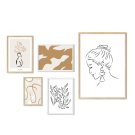 galeria z pięciu plakatów woman beige
