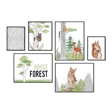 house forest plakaty w galeryjce