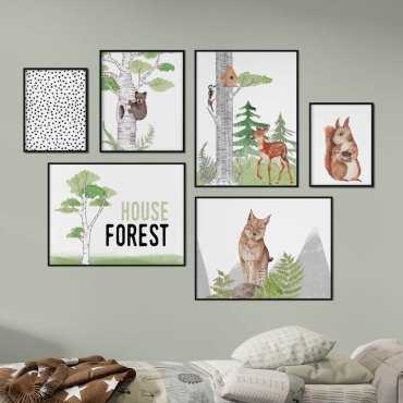 house forest plakaty w galeryjce