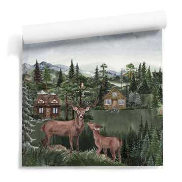 couple deers tapeta dla dzieci