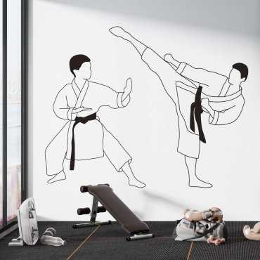 tapeta na ścianę martial arts