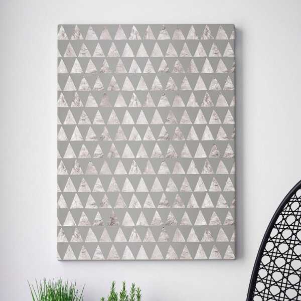 Modny obraz na płótnie - Silver Triangle